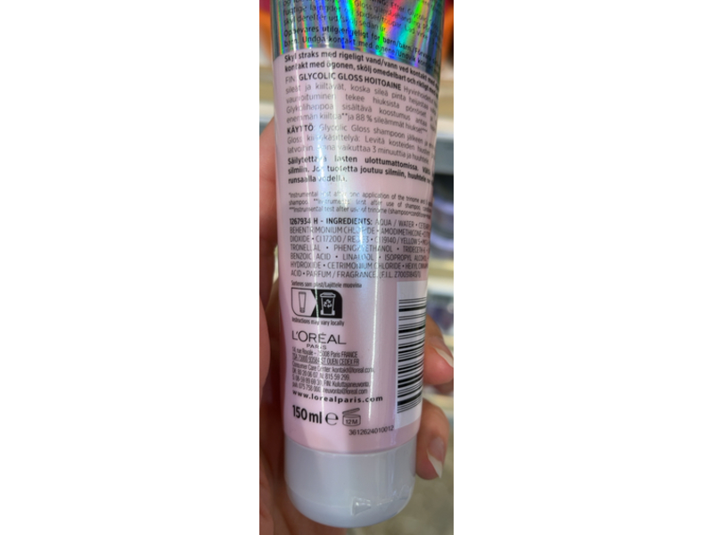 L'Oreal Paris Elvital New Glycolic Gloss Conditioner, 11% Gloss Complex, 150 mL