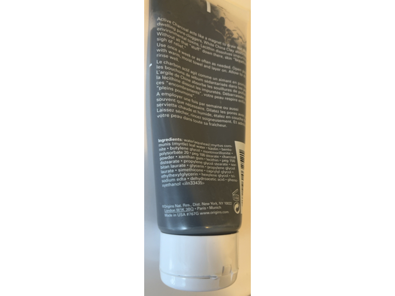 Origins Clear Improvement Active Charcoal Mask, 3.4 fl oz/100 mL