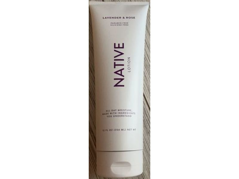 Native Lotion, Lavender & Rose, 12 fl oz/354 mL, Pack Of 2