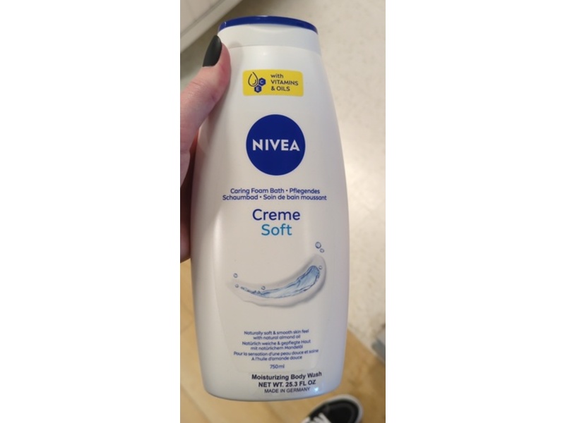Nivea Creme Soft Moisturizing Body Wash, 25.3 fl oz/750 mL