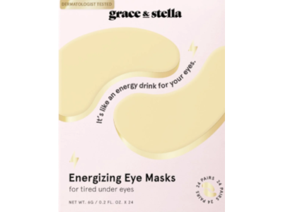 Grace & Stella Energizing Eye Mask, 0.2 fl oz/6 g, 24 Count