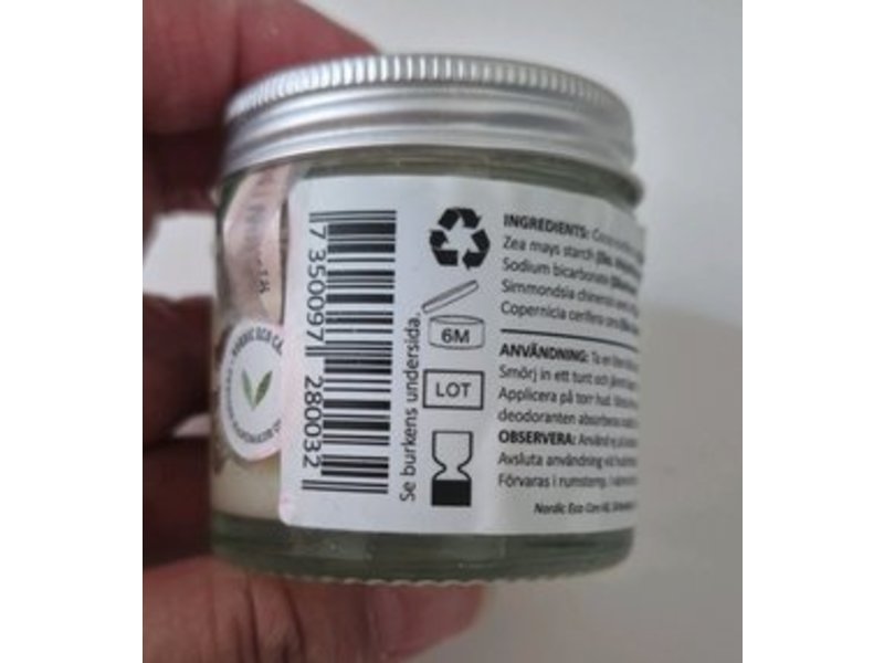 Naturlig Deo Doftfri Deodorant Cream, 60 mL