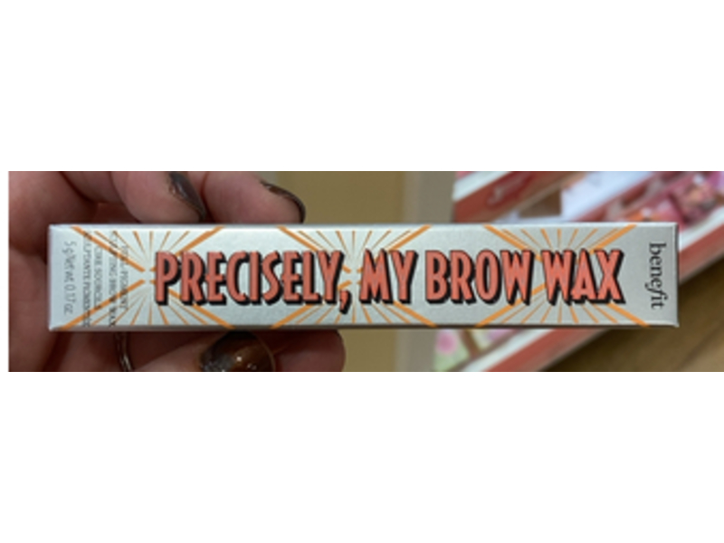Benefit Precisely My Brow Wax Full Pigment Sculpting Brow Wax, 4.5, 0.17 oz/5 g