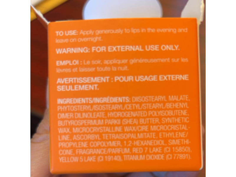 Anew Overnight Lip Mask, 0.70 oz/20 g