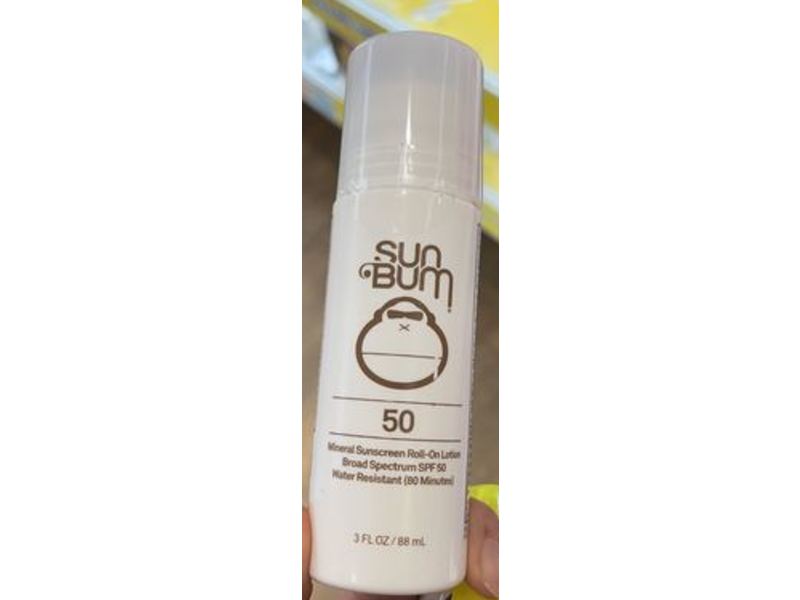 Sun Bum Mineral Sunscreen Roll-On Lotion, SPF 50, 3 fl oz/88 mL