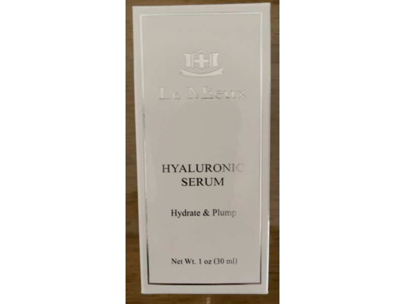 Le Mieux Hyaluronic Serum, Hydrate & Plump, 1 oz/30 ml