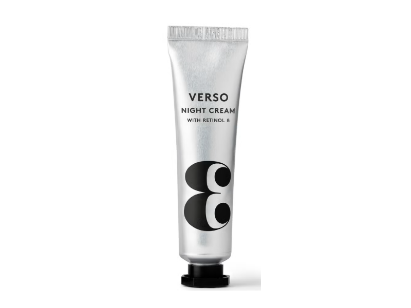 Verso Night Cream, Retinol 8, 0.50 fl oz/15 mL