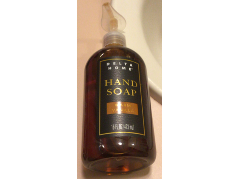 Delta Home Hand Soap, Warm Vanilla, 16 fl oz/473 mL