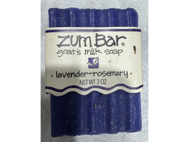 Zum Bar Goat's Milk Soap, Lavender-Rosemary, 3 oz, Pack Of 3