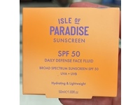 Isle Of Paradise Daily Defense Face Fluid Broad Spectrum Sunscreen, SPF 50, 1.69 fl oz/50 mL - thumbnail 2