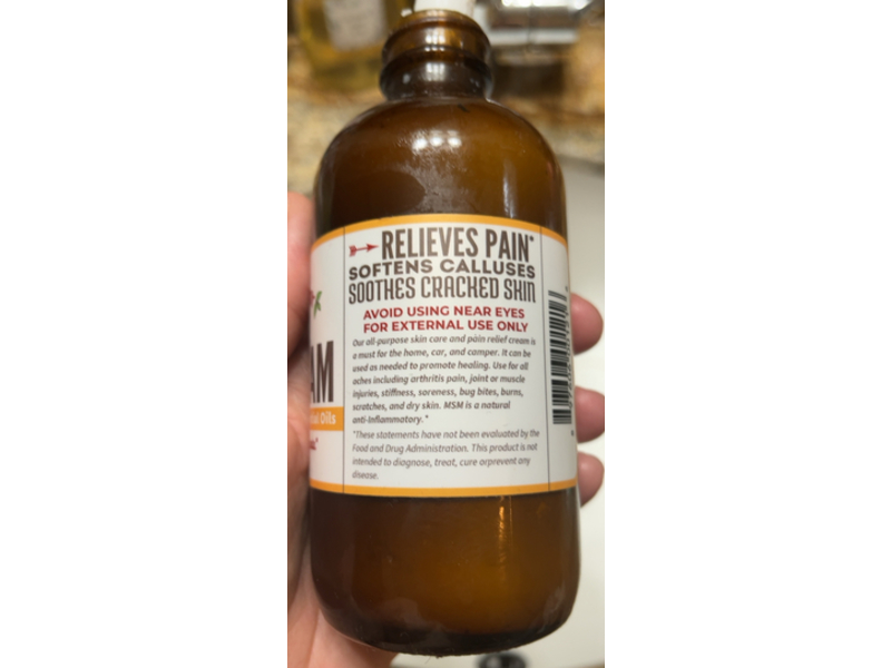 Grace Harbor Pain Relief Msm Cream, Fragrance Free, No Essential Oil, 8 oz