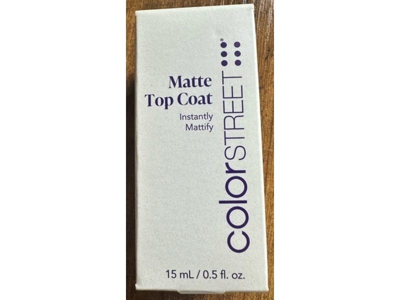 Colorstreet Matte Top Coat Instantly, 0.5 fl oz/15 mL