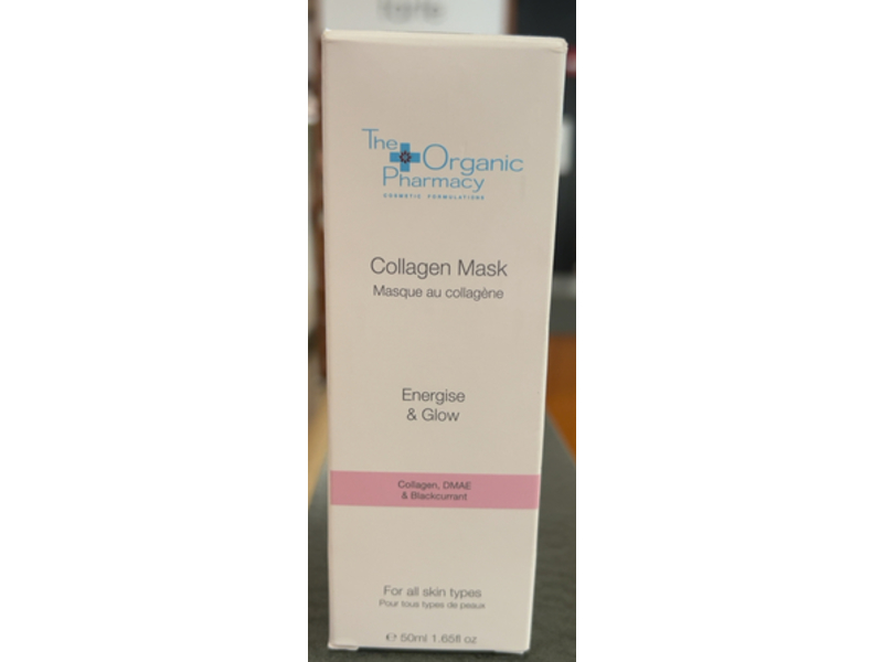 The Organic Pharmacy Collagen Mask, Collagen, DMAE & Blackcurrant, 1.65 fl oz/50 mL