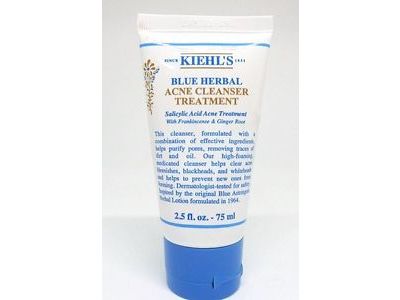 Kiehl's blue herbal blemish deals cleanser treatment