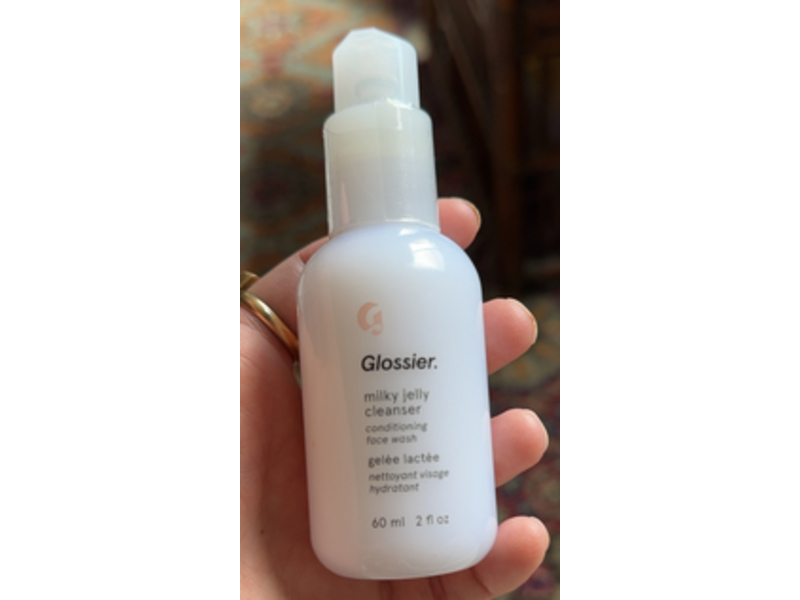 Glossier Conditioning Face Wash Cleanser, Milky Jelly, 2 fl oz/60 mL