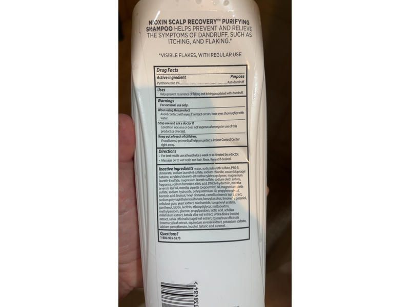 Nioxin Pyrithione Zinc Medicating Cleanser, 33.8 fl oz/1 L