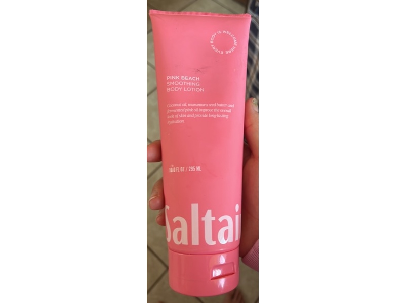 Saltair Pink Beach Smoothing Body Lotion, 10 fl oz/295 mL, Pack Of 2