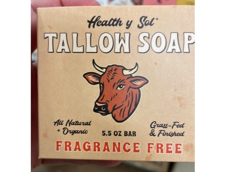 Health y Sol Tallow Soap, 5.5 oz