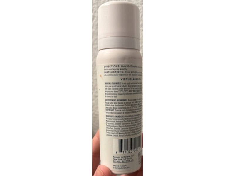 Virtue Cr The Final Shaping Spray, 2 fl oz/56.7 g