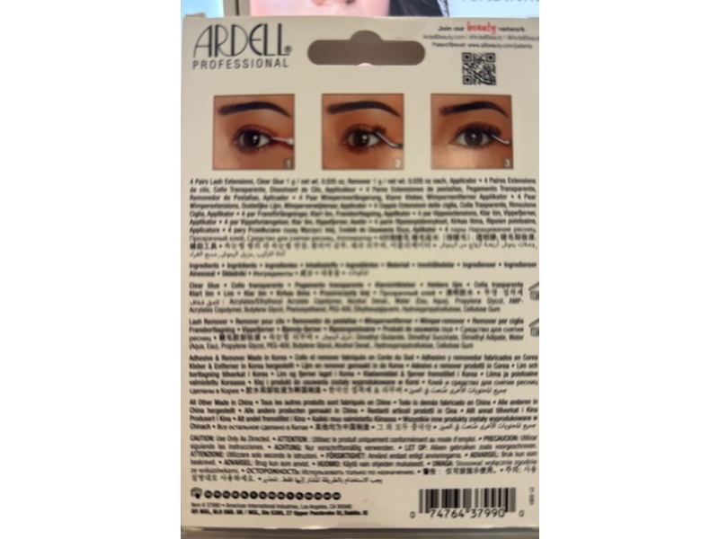 Ardell Pre-Mapped Extensions Kit, Cat Eye, 4 Pair, 8 Count