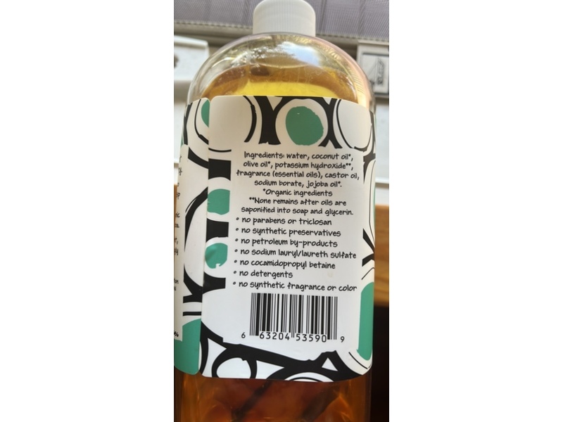 Indigo Wild Zum Wash Liquid Hand Soap, Sea Salt, 32 fl oz/0.94 L