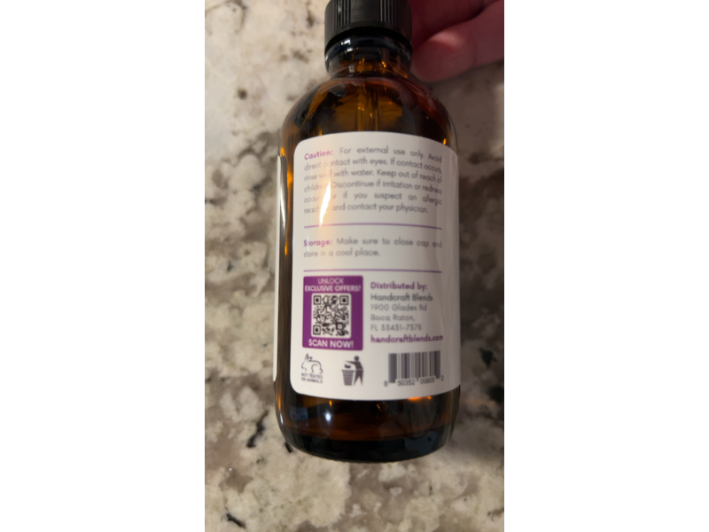 Hand Craft Blends Essential Oil, Lavender, 4 fl oz/120 mL