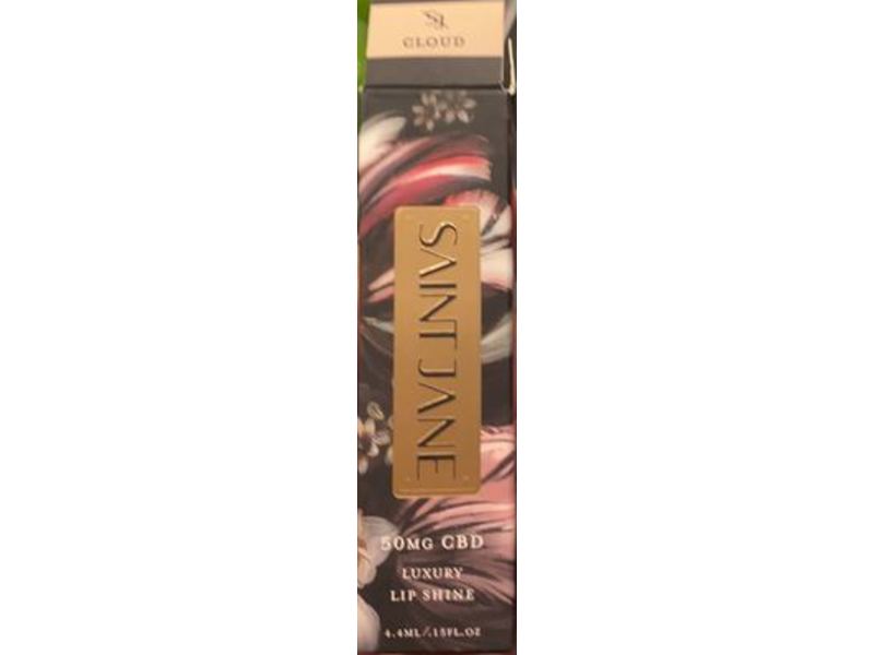 Saint Jane Luxury Lip Shine, 50 Mg Cbd, Cloud, 0.15 fl oz/4.4 mL