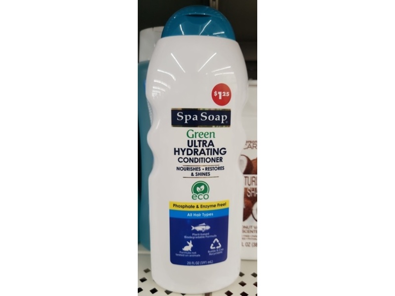 Spa Soap Green Ultra Hydrating Conditioner, 20 fl oz/591 mL