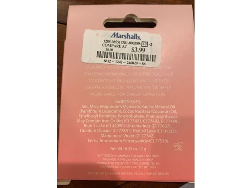 Max Studio Eyeshadow Palette, Naked Bloom, 0.25 oz/7 g