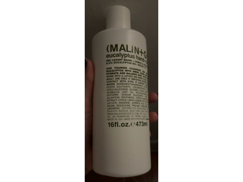 Malin + Goetz Hand + Body Wash, Eucalyptus, 16 fl oz/473 mL