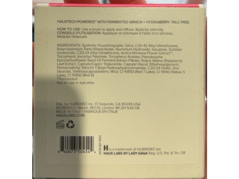 Haus Labs Color Fuse Blush, Watermelon Bliss, 0.39 oz/11 g