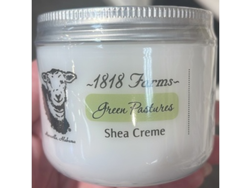 1818 Farms Shea Creme, Green Pastures, 4 fl oz/118 mL