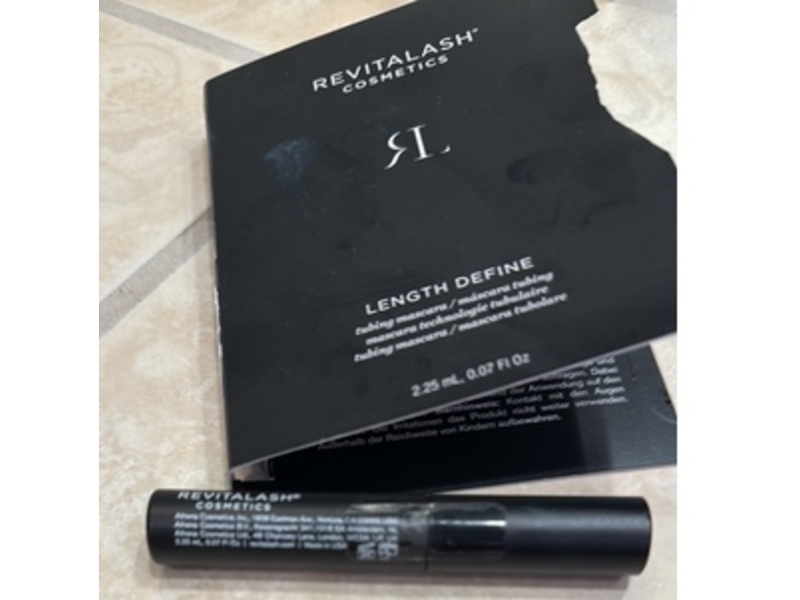 Revitalash Cosmetics Length Define Tubing Mascara, Black, 0.07 fl oz/2.25 mL