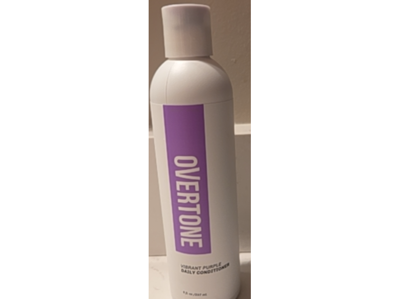 Overtone Vibrant Purple Daily Conditioner, 8 fl oz/237 mL