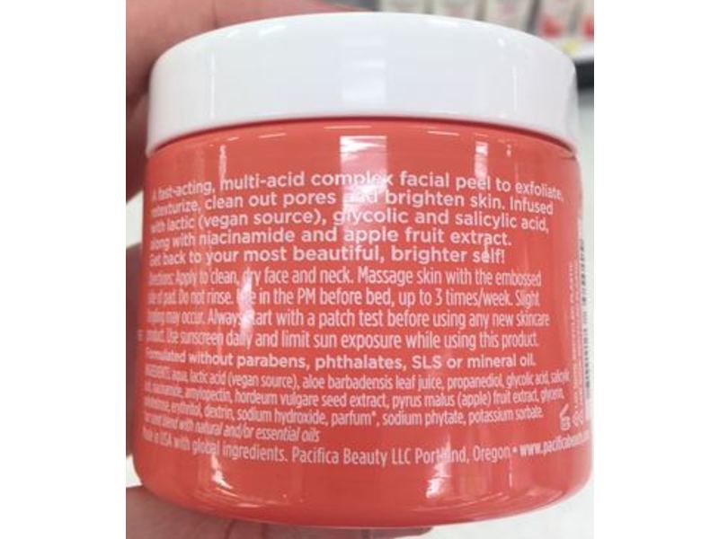 Pacifica Glow Baby Brightening Peel Pads, 60 Count