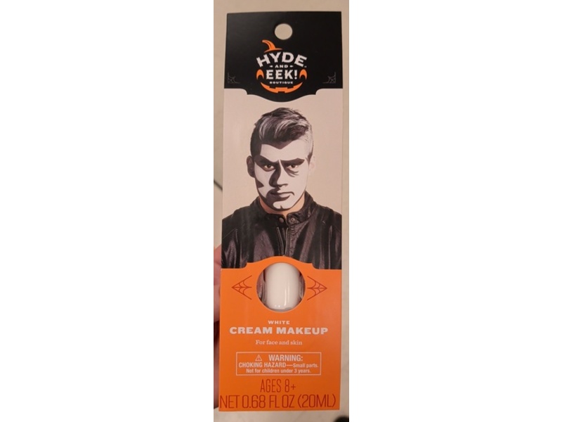 Hyde & Eek! Cream Makeup, White, 0.68 fl oz/20 mL
