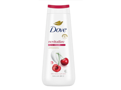 Dove Revitalize Body Wash, Cherry, 20 fl oz/591 mL