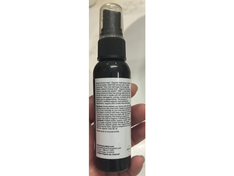 Nature's Brand Organic Hair Spray, 2 fl oz