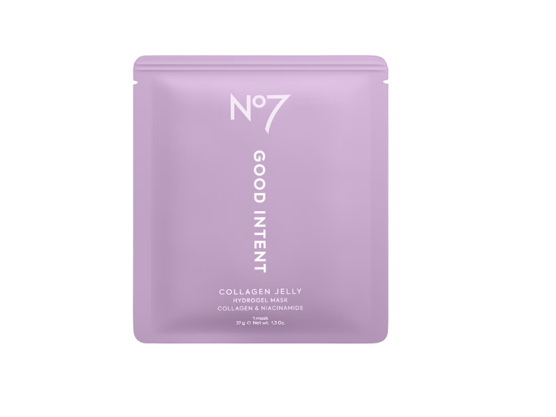 No7 Good Intent Collagen Jelly Hydrogel Mask, 1.3 oz/37 g, 1 Count