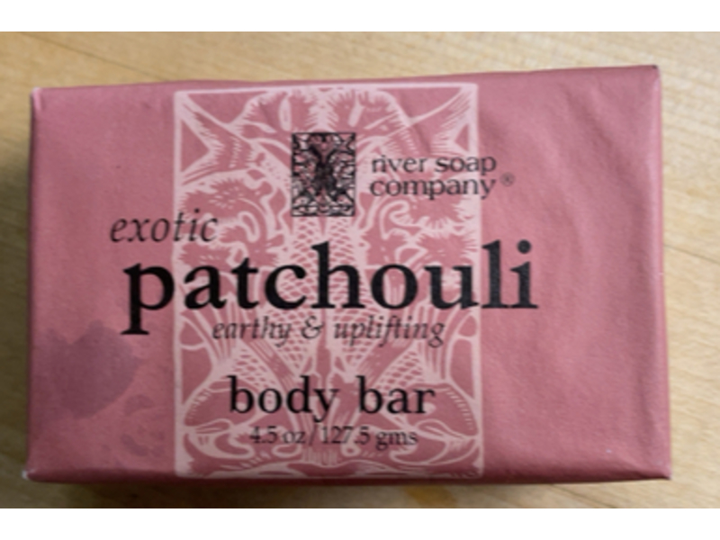 River Soap Company Bar Soap, Patchouli, 4.5 Ounce