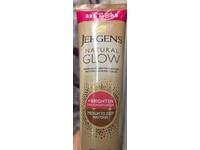 Jergens Natural Glow +Brighten Daily Moisturizer Tanning Lotion, Medium To Deep, 10 fl oz - thumbnail 2