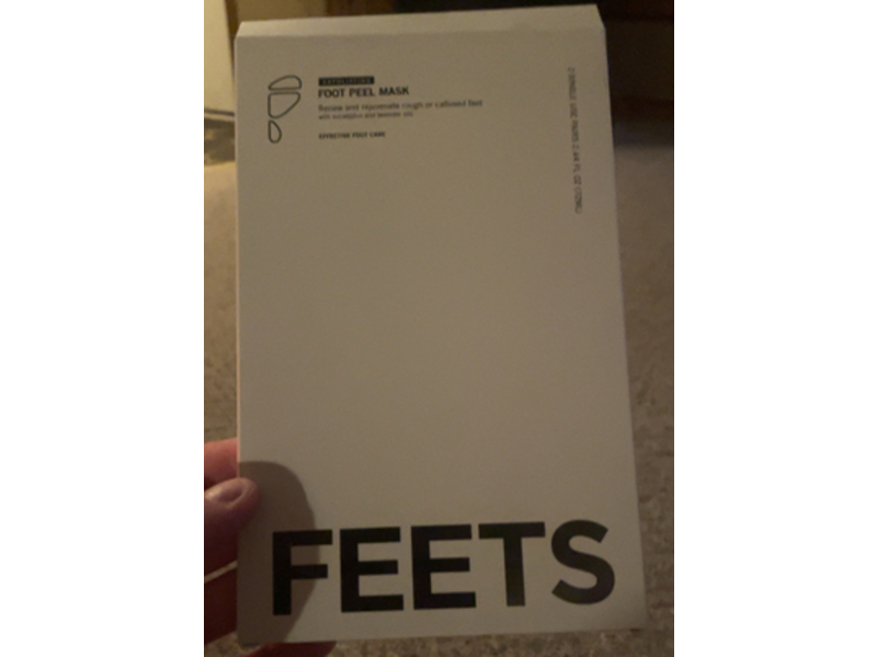 Feets Foot Peel Mask, 2.44 fl oz/72 mL