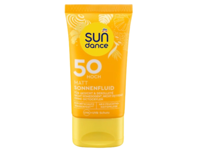 Dm Sundance Mattifying Facial Sunscreen Fluid, SPF 50, 50 mL