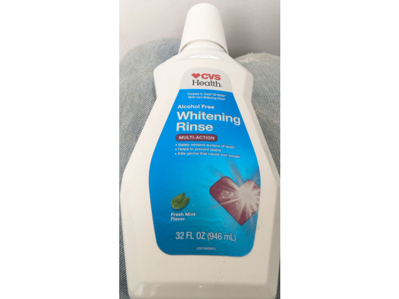 CVS Health Whiting Rinse, Fresh Mint, 32 fl oz/946 mL