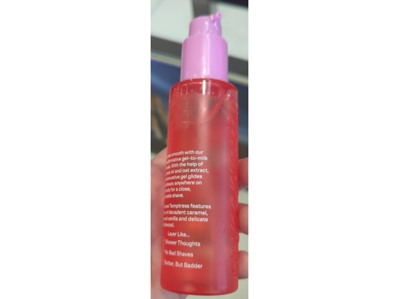 Supersuite No Bad Shaves Ultra Smooth Shaving Gel, Caramel Temptress, Coconut Oil & Oat Extract, 4 fl oz/118 mL