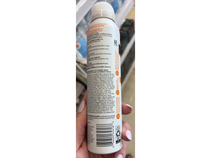 Neutrogena Clear Body Sunscreen Spray, SPF 50 , 5 oz/141 g