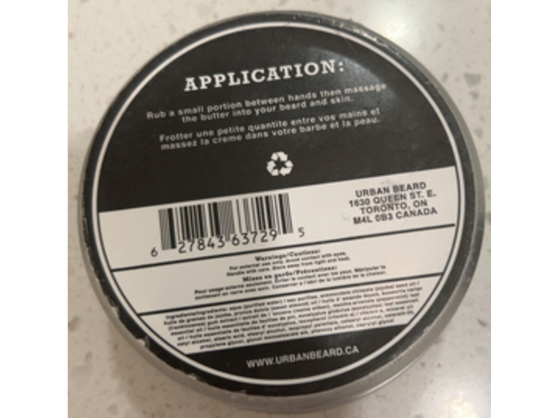 Urban Beard Butter, Peppermint, 150 mL