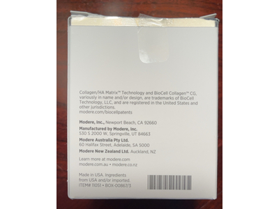 フェイスクリーム MODERE CELLPROOF MOISTURIZER 50mL Modere Cellproof Moisturizer, 1.7 fl oz (50 mL) Ingredients