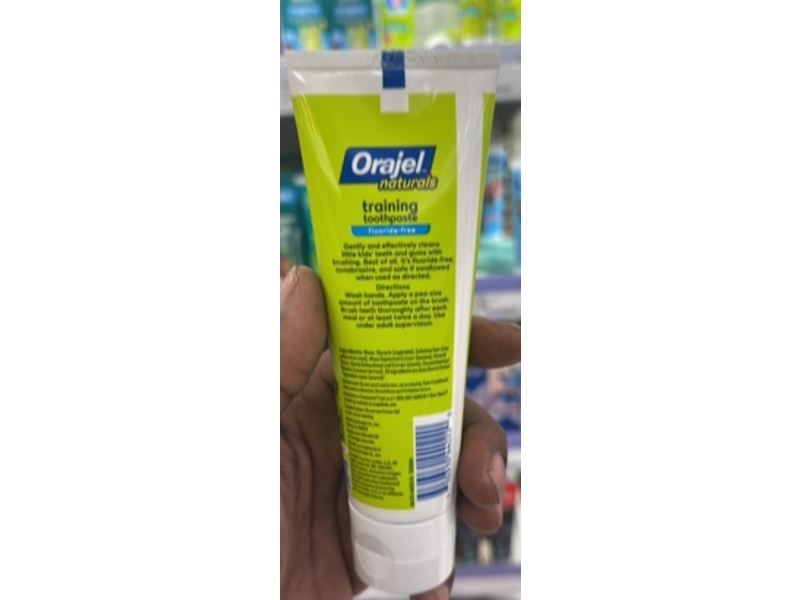 Orajel Naturals Ms.Rachel Training Toothpaste, Watermelon, 3.5 oz/99 g, 0 To 3 Years
