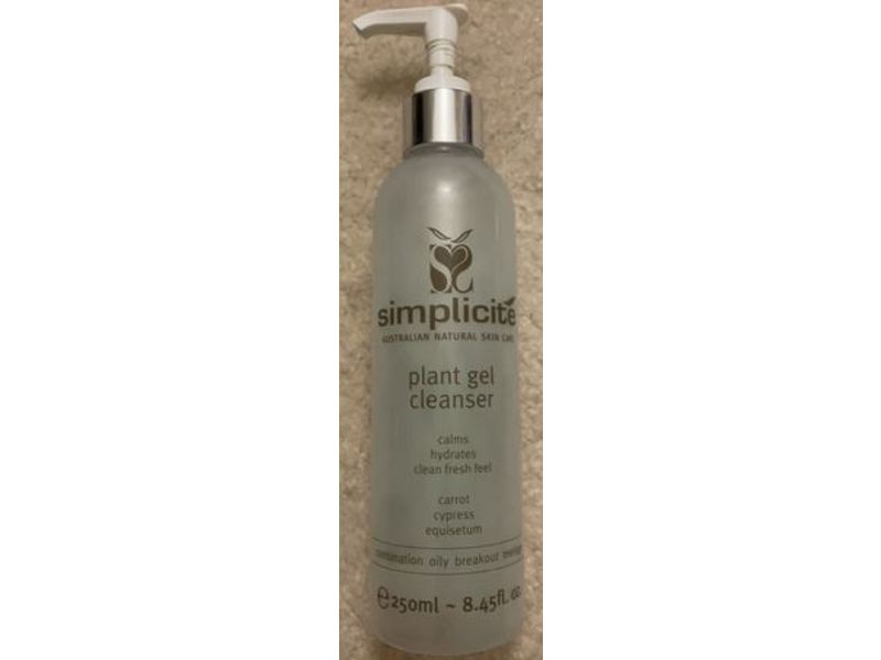Simplicite Plant Gel Cleanser, 8.45 fl oz/250 mL
